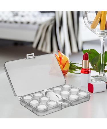Minkissy Portable Contact Lens Case Travel Set with Tweezers & Bottle - Compact Gray Design (16.00x9.80x2.00cm) - Perfect for International Shipping - Buy Online on GoSupps.com