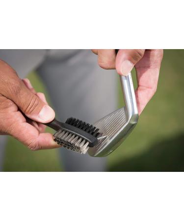 SHAUN WEBB GOLF Brush Cleaner Set - Wire and Nylon Bristle Brushes for Optimal Performance | Golfing Accessories with Retractable Zipline Cord - Buy Online on GoSupps.com