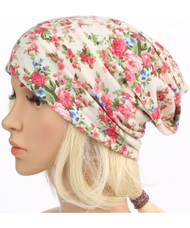 HONENNA Printed Turban Headband Chemo Cap Soft Sleep Beanie Begin One Size - Buy Online on GoSupps.com