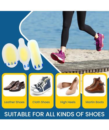 Bladder Pavement Heel Cushions - 30pcs Gel Heel Protection Invisible Hydrocolloid for Pain Relief | Forefoot & Toe Comfort - Buy Online on GoSupps.com