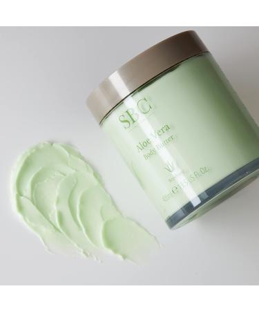 SBC Skincare Aloe Vera Body Butter - 400ml | Hydrating Aloe Vera Body Lotion | Cooling Aloe Vera Cream For All Skin Types | Vegan Friendly Body Lotion - Buy Online on GoSupps.com