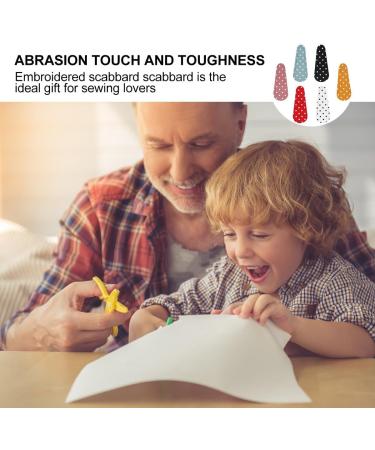 SEWACC Housse de Protection en Cuir PU pour Ciseaux Sourcils Lot de 6 Pi ces Couleurs M lang es tui de S curit L ger et Portable Accessoire de Rangement pour Soins Personnels - Buy Online on GoSupps.com