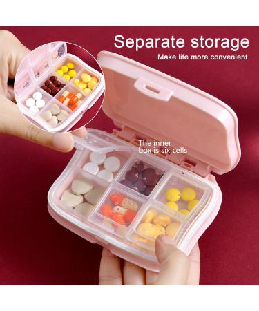 Portable Waterproof Pill Organizer - Daily Medication Storage Weekly Travel Pill Box Small Lightweight Design - Green - Buy Online on GoSupps.com
