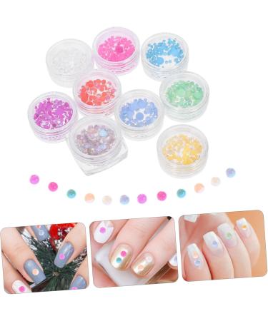 FRCOLOR 9 Boxes Nail Decoration Jewelry Jewlery Beads for Nails Nail Gem Nail Beads for Nail Art Gems for Nails Jewels for Nails Mini Beads Tiny Beads Glass Acrylic Crystal Beads - Buy Online on GoSupps.com