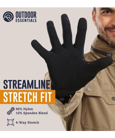 Touch Screen Running Gloves - Thermal Winter Glove Liners for Men & Women - Smartphone Compatible for Texting, Cycling, Driving - Medium/Large - Buy Online on GoSupps.com