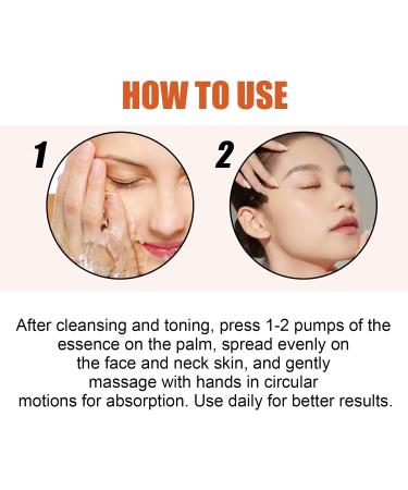 Vitamin C Face Serum with Collagen - Anti-Wrinkle Korean Moisturizer Essence for All Skin Types | Anti Aging & Acne Treatment - Buy Online on GoSupps.com