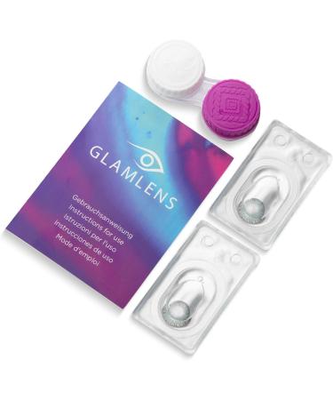 Buy Glamlens Palermo Blue Contact Lenses - Strongly Covering Natural Blue | Silicone Hydrogel | 1 Pair (2pcs) | Dia 14.00 - International Shipping Available - Buy Online on GoSupps.com