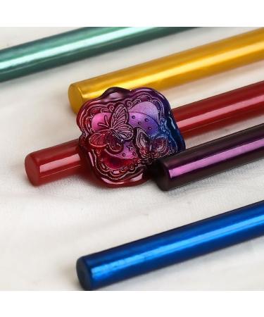 Scudgood 5-Part Adhesive Pistol Wax Stick Set | Premium Wax Seal Pens for Wedding Invitations Cards & Envelopes - Best for DIY Decoration - Buy Online on GoSupps.com