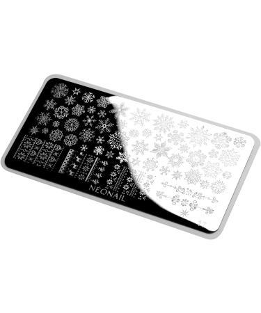 Neonail Stamping Plate 17 | Perfect Stencil & Nail Art Design | French Nails Stamp | Nail Art Schablone for Creative Nail Designs - Buy Online on GoSupps.com