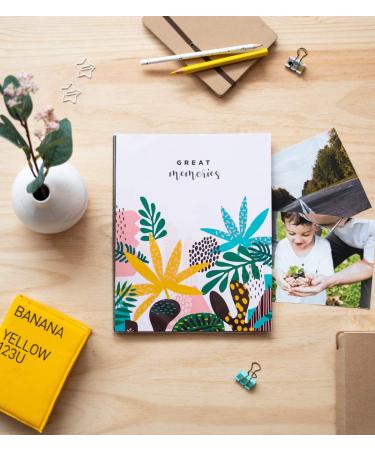 Grupo Erik Official Abstract Tropics Photo Album - 8x5 Photo Album / 13x20 cm - Family Photo Album 96 Pockets - Friend Gifts Flower Gifts - Photo Albums 8x5 96 photos - Photo Album Slip In - Buy Online on GoSupps.com
