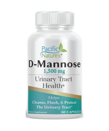 D-Mannose 1500mg 60 Capsules. D-Mannose is a Cranberry Extract That is Beneficial to The Urinary Tract. Gluten Dairy Sugar and Soy Free. Non GMO and No Artificial Flavors.