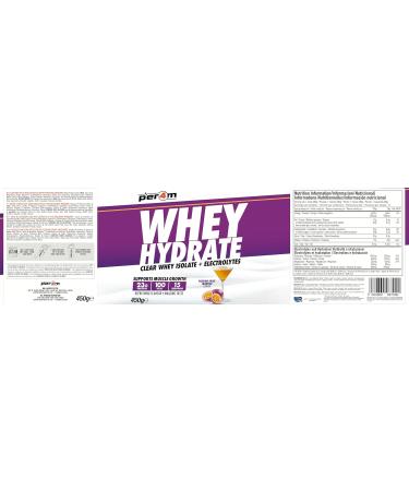 Per4m Whey Hydrate (450g) Martini au fruit de la passion - Prot ines - Prot ines claires - Buy Online on GoSupps.com