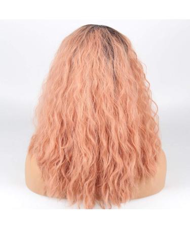Buy Cpalsen Ombre Candy Pink Lace Front Wig | Heat-Resistant Curly Bob Replacement International Shipping Available - Buy Online on GoSupps.com