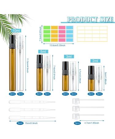 Dbuwqips 28 Pieces Travel Perfume Atomizer Perfume Holder Travel Refillable Travel Perfume Bottle Perfume Refillable for Perfume Dispensing Aromatherapy - Buy Online on GoSupps.com