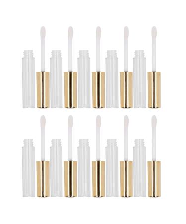 10pcs Empty Lip Gloss Tubes with Wand - Refillable 1.5ml Transparent Plastic Lip Balm Bottles for Liquid Lipstick Storage - Buy Online on GoSupps.com