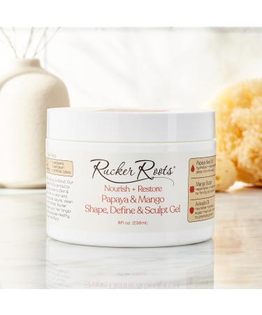 Rucker Roots Nourish + Restore Papaya & Mango Gel - Shape Define & Sculpt Your Hair - International Shipping Available - Buy Online on GoSupps.com