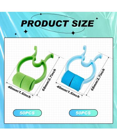 Stop Nosebleeds Clip - Nasal Bleed Stopper for Kids & Adults - Emergency Accident Relief - Blue & Green (100 Pcs) - Buy Online on GoSupps.com