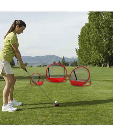 Jucoan 3 Pack Golf Chipping Net - Pop Up Target Practice Set for Indoor/Outdoor Use - Ideal Gifts for Golf Enthusiasts - Buy Online on GoSupps.com