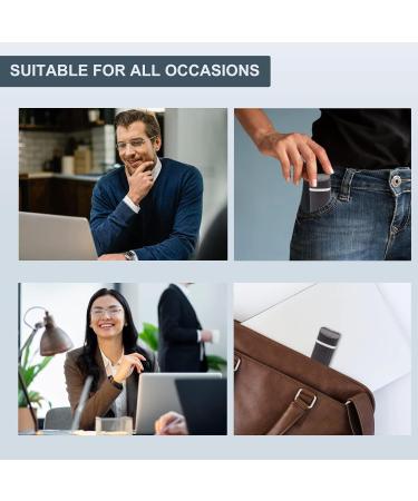 Amorays Foldable Metal Reading Glasses +1.50 Gray | Portable Anti-Blue Light Readers with Hard Case for Men & Women - Shop Now! - Buy Online on GoSupps.com