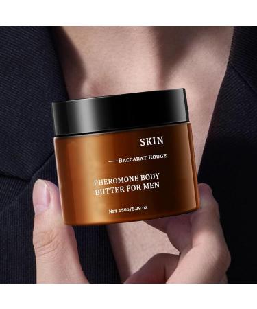 Scented Body Butter for Men - 150g Moisturizing Body Care Cream | Natural Nourishing Lotion for Men | Professionals Travelers Fathers Husbands Boyfriends Morning Routine - Buy Online on GoSupps.com