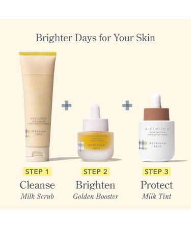Buy Beekman 1802 Milk Tint Face SPF 43 | Oxybenzone Free Tinted Mineral Sunscreen & Moisturizer for Sensitive Skin | Cruelty-Free Makeup Primer - 1 oz - Buy Online on GoSupps.com