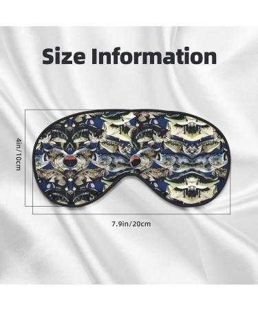Fish Pattern Ultra-Soft Light-Blocking Eye Mask | Comfort & Restful Sleep | International Shipping - Buy Online on GoSupps.com