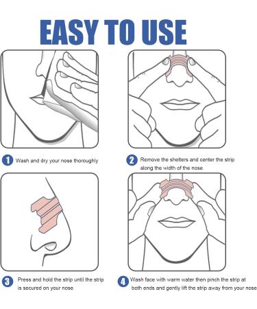 DAUERHAFT Snore Nasal Strip - Ergonomic, Skin Friendly, Portable, Hygienic Snoring Solution for Nasal Congestion Relief - Buy Online on GoSupps.com