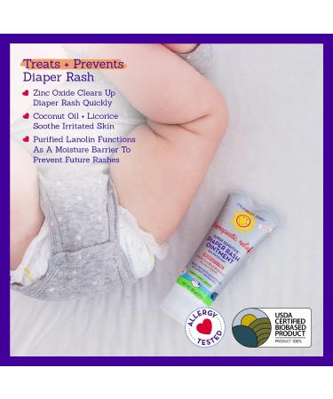 California Baby Super Sensitive Unscented Diaper Rash Ointment | USDA Certified Bio-Based | Fragrance-Free Baby Diaper Rash Cream for Sensitive Skin | 2.9 oz - Buy Online on GoSupps.com