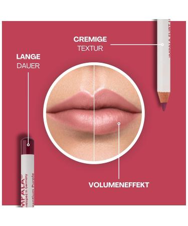 Impala Lippe Contour Pencil 122 Byzantine Violet | Waterproof Creamy & Long-Lasting Matte Lip Makeup - Buy Online on GoSupps.com