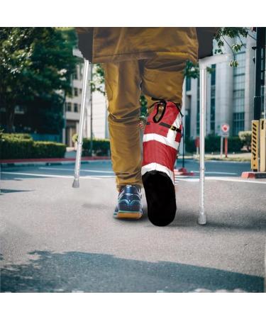 Buy LED Back Christmas Cast Sock Cover - Santa Red Foot Protector for Men & Women | Size L - Holiday Cast Cover - Buy Online on GoSupps.com