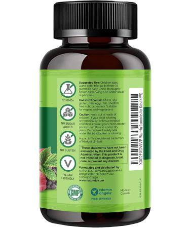 NATURELO Kids Berry Vitamin Gummies - Whole Food, 90 Count - Natural Nutrition - Buy Online on GoSupps.com