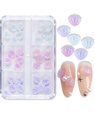 30 Resin Nail Art Decorations 3D Shells Ornaments For Jewelry DIY UV Gel Design Manicure Accessories Nail - Buy Online on GoSupps.com
