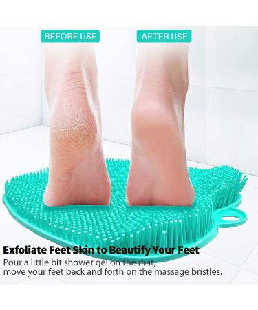 Shower Foot Massager Mat - Acupressure Massage Pad with Non-Slip Suction Cups for Circulation & Pain Relief - Buy Online on GoSupps.com