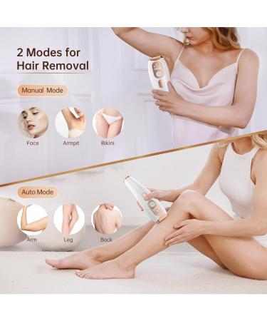 Laser Hair Removal Device - Permanent IPL Hair Removal for Men & Women | Home Use for Legs Armpits Back & Bikini - Buy Online on GoSupps.com