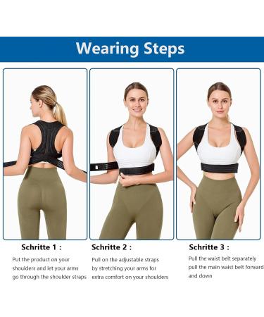 Meltor Back Straight: Breathable Adjustable Back Support Belt & Posture Trainer for Neck Shoulder & Back Pain Relief for Women - Buy Online on GoSupps.com
