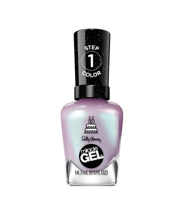 Sally Hansen Miracle Gel One Gel of a Party Affairy to Remember Long Lasting Gel-Like Formula No UV Lamp Needed Purple Nail Polish Affairy to Remember 3.4 Fl Oz (Pack of 1)