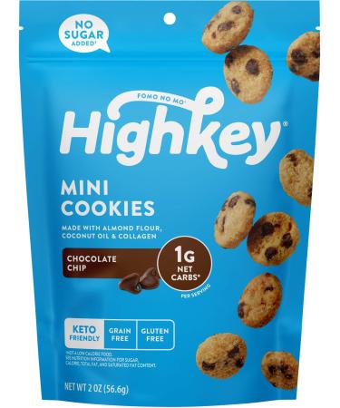 HighKey Mini Cookies Chocolate Chip 2 oz (56.6 g)