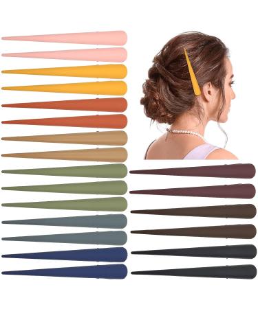 Cinaci 20PCS Colorful Plastic Alligator Hair Clips - 4.7 Inch Long Hair Barrettes for Styling Women Girls - Buy Online on GoSupps.com