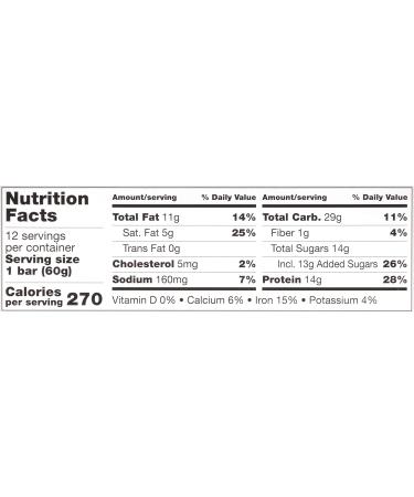 Tiger's Milk King Size Peanut Butter Chocolate Crunch Protein Bar 60g (Pack of 12) - Buy Online on GoSupps.com
