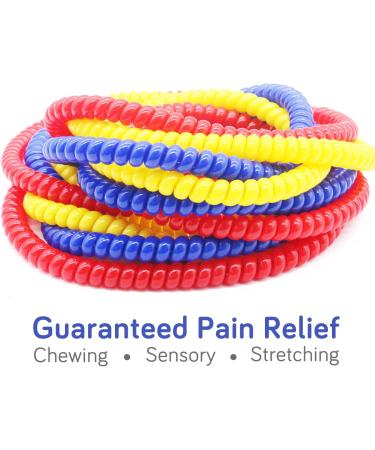 Sensory Kids Chew Necklaces (6 Pack) - Durable Teething Necklace for Autism ADHD - Chewlery Nail Biting Treatment - Buy Online on GoSupps.com