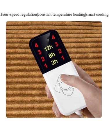 Buy Double Control Electric Blanket - Safe Radiation-Free Thermostat-Controlled for Ultimate Comfort | International Shipping Available - Buy Online on GoSupps.com
