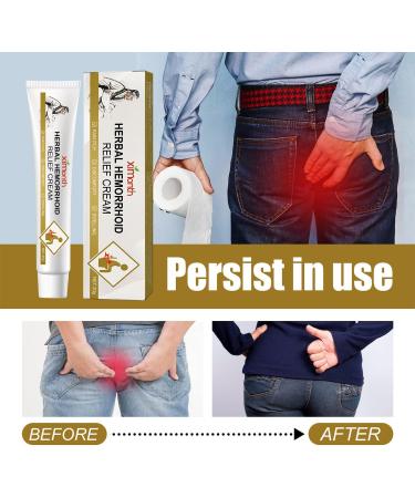 Natural Herbal Hemorrhoid Cream Hemorrhoid Cream Hemorrhoids Ointment Anal Cream Natural Healing Hemorrhoid Fissure Bleeding Natural Fast Pain Relief Cream (1PCS) - Buy Online on GoSupps.com