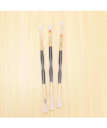 Jiklophg 3 Piece Set Nail Art Pen Double Headed Nail UV Gel Painting Brush Stick Manicure Decoration Tool Tips Draw Line Flower Kit - Buy Online on GoSupps.com