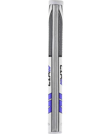SuperStroke Traxion Claw Golf Putter Grip - Advanced Surface Texture - Improve Feedback and Tack - Minimize Grip Pressure - Parallel Design - Tech-Port Claw 2.0 White/Blue - Buy Online on GoSupps.com