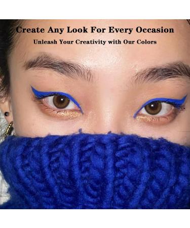 HISUNBEN Matte Liquid Eyeliner Neon Rainbow Colorful Eyeliner Pencil Waterproof Long Lasting Smudge Resistant Eye Liners Makeup Gift for Women Light Pink - Buy Online on GoSupps.com