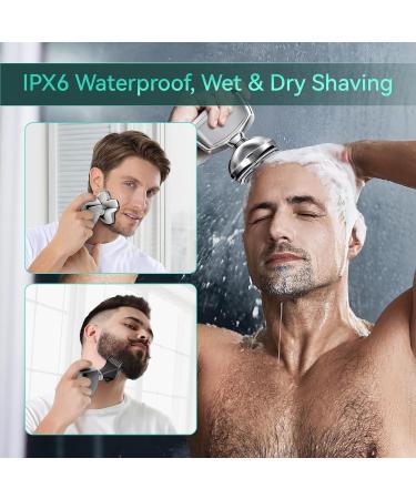 5D Head Shaver for Bald Men - Kensen Magnetic LED Display | IPX6 Waterproof Wet & Dry Head Shaver with USB-C Charge - Buy Online on GoSupps.com