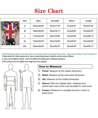 Union Jack Flag UK Great Britain Classic T-Shirt | Men Women O Neck Summer Tee (XXL, Red) - Buy Online on GoSupps.com