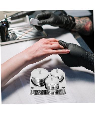 Beavorty Stainless Steel Manicure Mug Set - 4pcs Mini Dapping Dish for Nail Accessories Skin Care & Cleaning - 13x11cm Nail Studio Tools - Buy Online on GoSupps.com