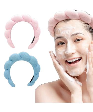 BIRBU Spa Headband for Women - Green Makeup & Face Washing Soft Towel Hair Band - Buy Online on GoSupps.com