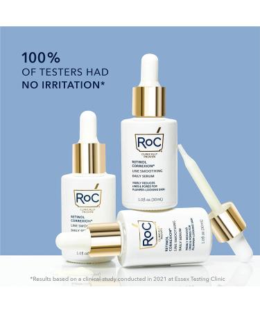 RoC Retinol Correxion Line Smoothing Daily Serum - Anti-Aging 1 fl oz (30 ml) - Buy Online on GoSupps.com